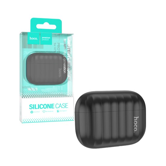 Hoco Silicone Case WB23 Harmonious For Airpods Pro 2 Black